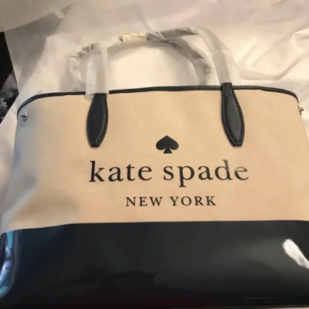 NWT Kate Spade Small Side Snap Blazer Blue Street Tote - Picture 5 of 8